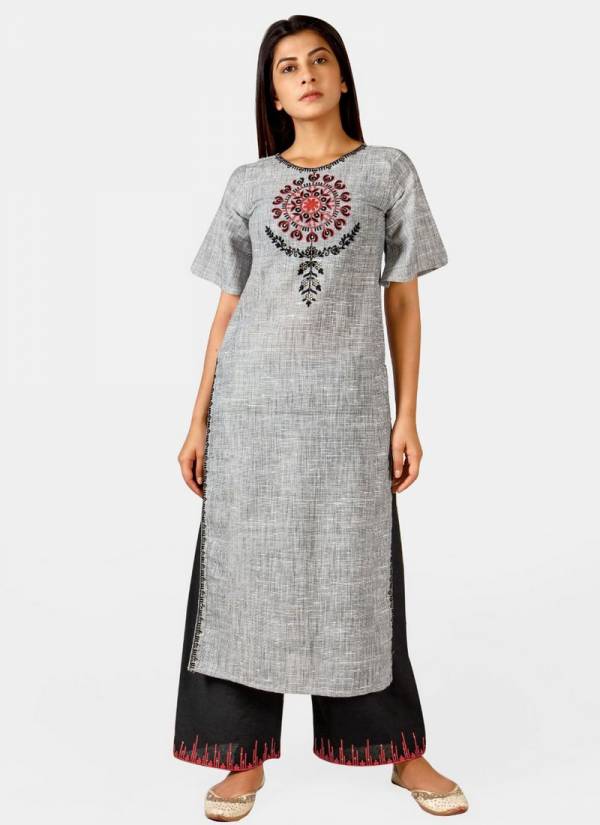 MESMORA Heavy Fancy Ethnic Wear Khadi Designer Kurti With Bottom Collection
